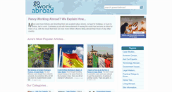 Desktop Screenshot of goworkabroad.co.uk